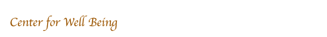 Center for Well Being