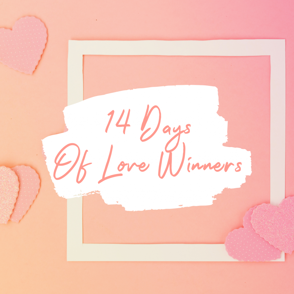 14 days of love winner title card