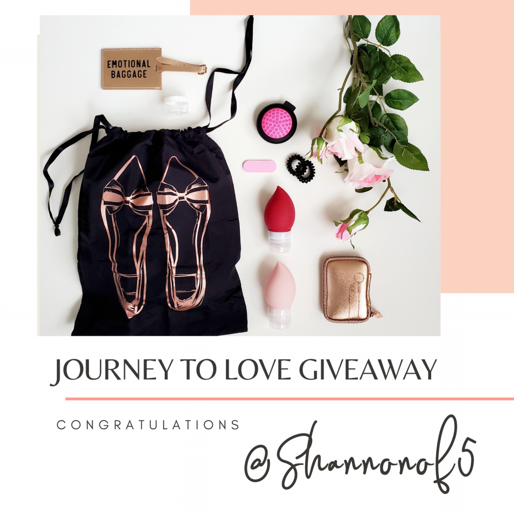 Journey to love giveaway winner @shannonof5