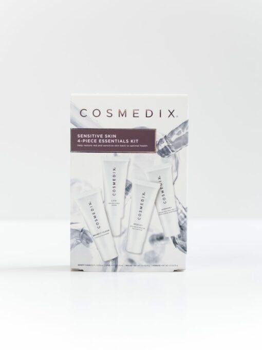 Allow the Sensitive Skin Kit from Cosmedix to help the appearance of redness with a soothing regimen that helps encourage skin recovery – while also protecting the skin from environmental stressors that can cause sensitivity.