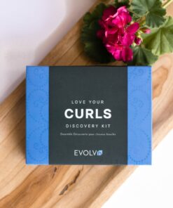 Healthy Curls Trip box from Evolvh haircaare at changes