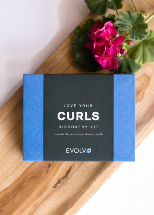 Healthy Curls Trip box from Evolvh haircaare at changes