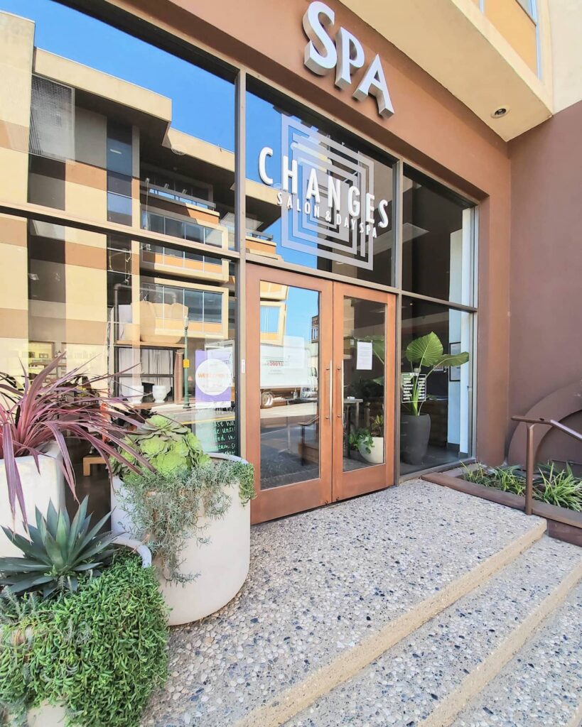 Vote Changes salon and day spa (pictured outside of their entrance on North Broadway in Walnut Creek) Diablo Magazine's Best of the East Bay 2023